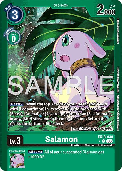 EX13-038 Salamon Limited Foil Single