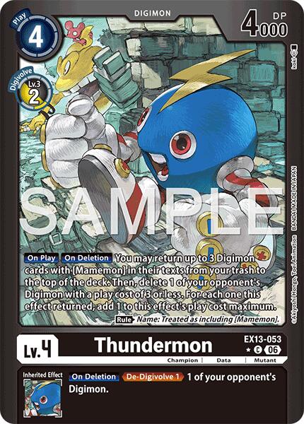 EX13-053 Thundermon Limited Foil Single