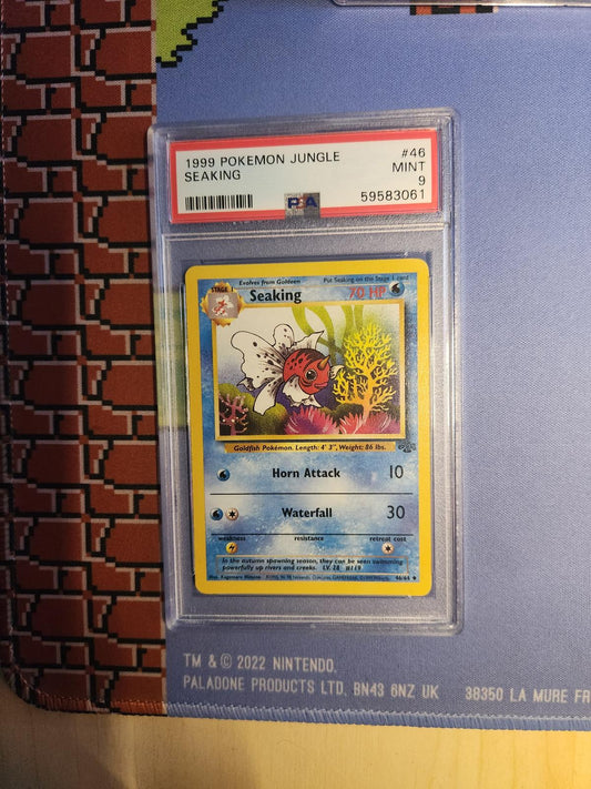 SEAKING 46/64 JUNGLE POKEMON PSA 9