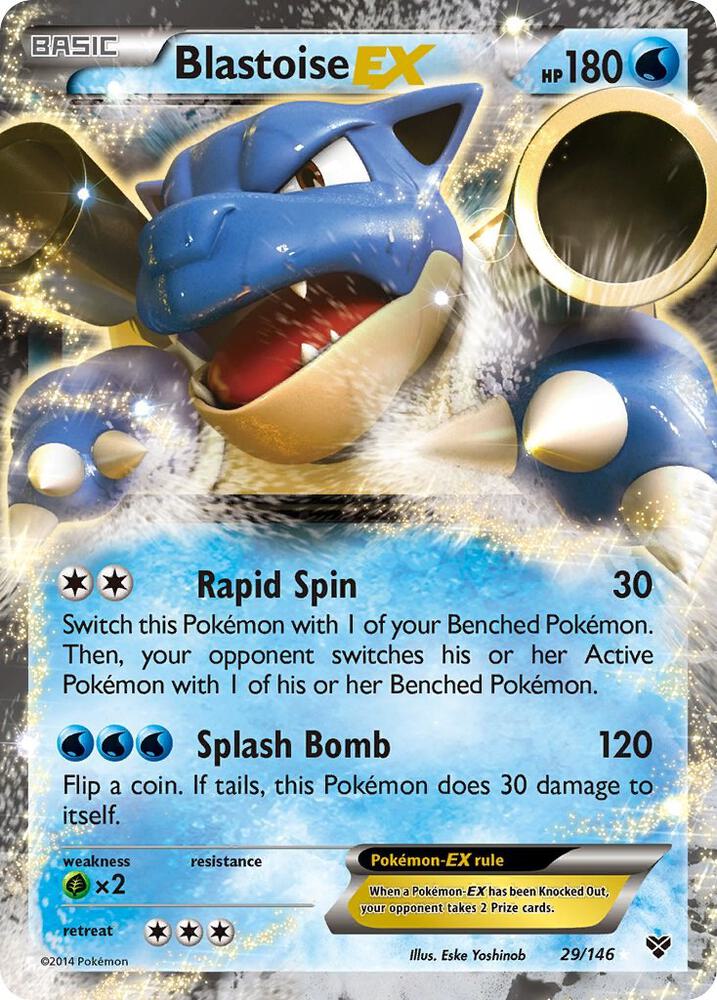 Blastoise EX 29/146 Holo Single