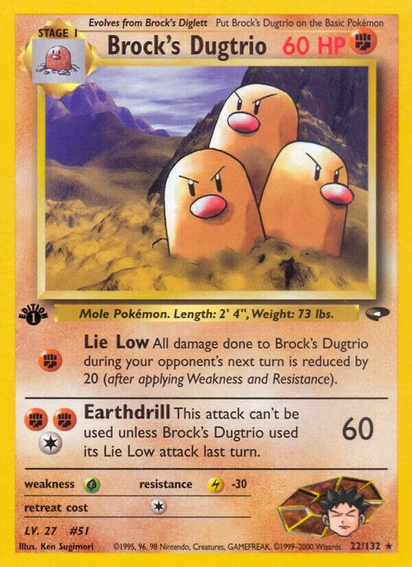 Brock's Dugtrio 022/132 Single