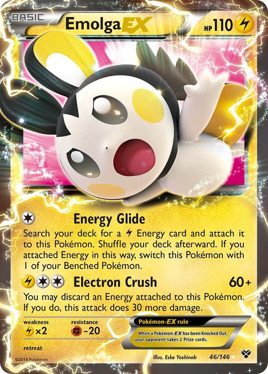Emolga EX 46/146 Holo Single