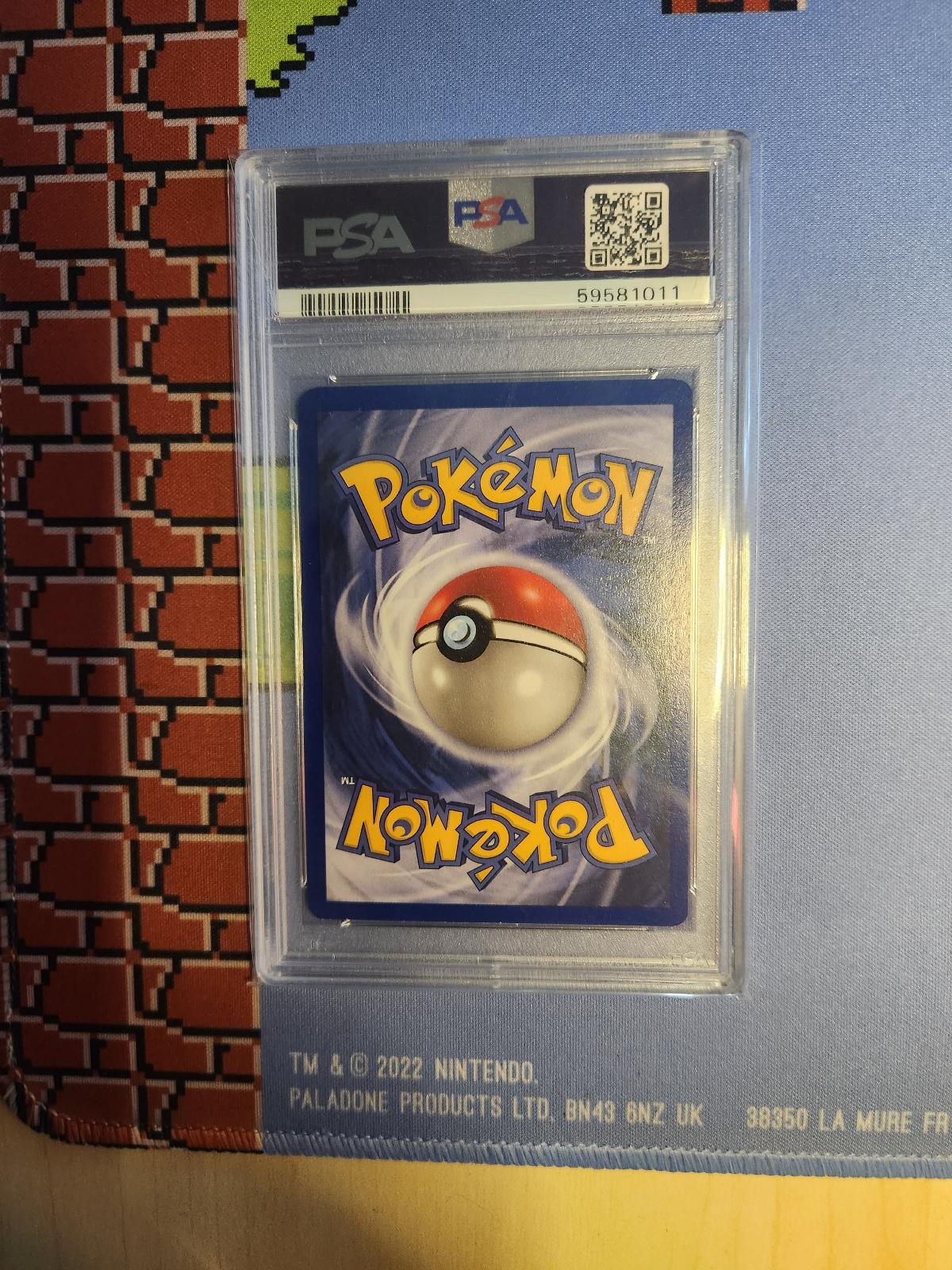 MAGNETON HOLO 9/102 GAME POKEMON PSA 7
