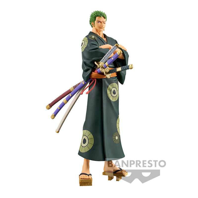 One Piece DXF - The Grandline Series - Wanokuni Roronoa Zoro Yukata Ver. Figure