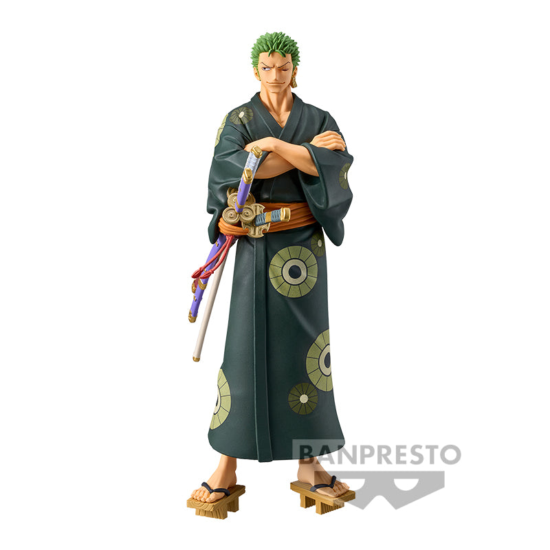 One Piece DXF - The Grandline Series - Wanokuni Roronoa Zoro Yukata Ver. Figure