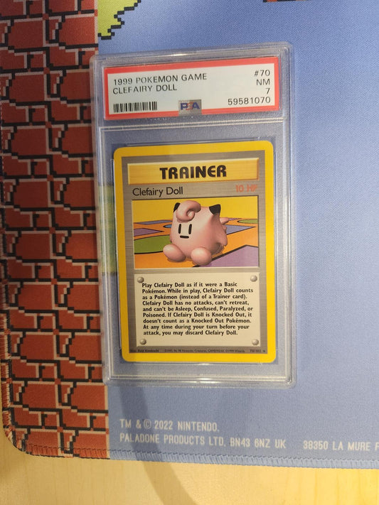 CLEFAIRY DOLL 70/102 GAME POKEMON PSA 7