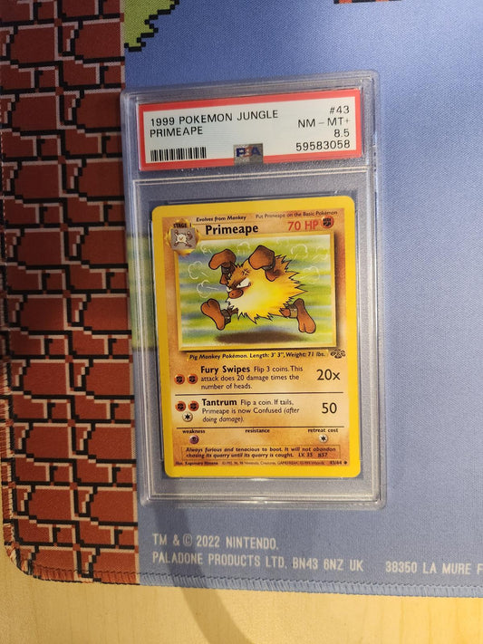 PRIMEAPE 43/64 JUNGLE POKEMON PSA 8.5