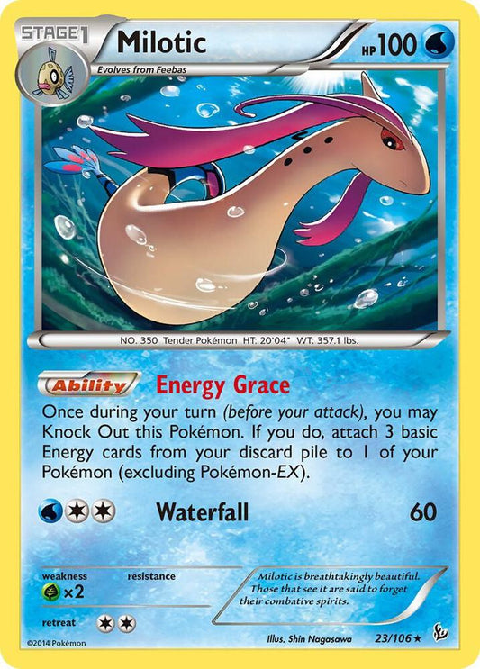 Milotic 23/106 Holo Single