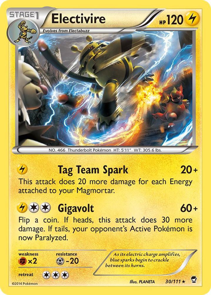 Electivire 30/111 Reverse Holo Single