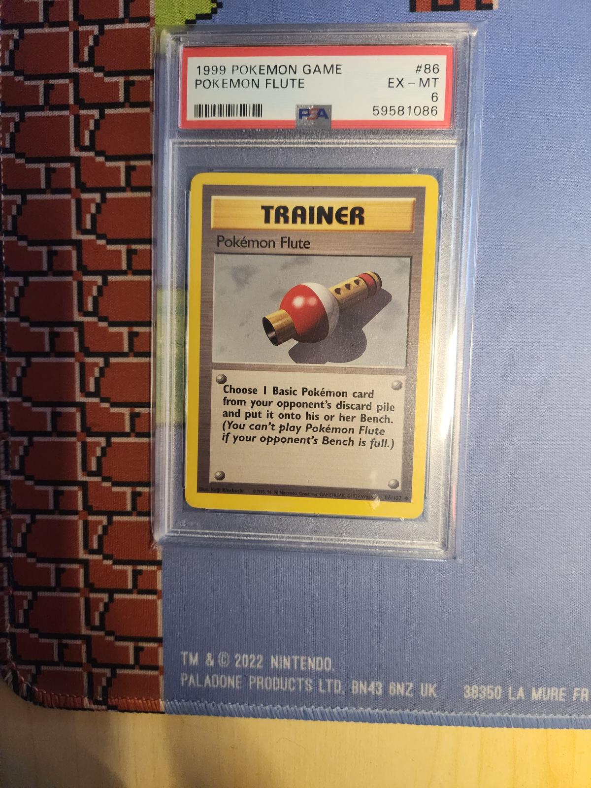 POKEMON FLUTE 86/102 GAME POKEMON PSA 6