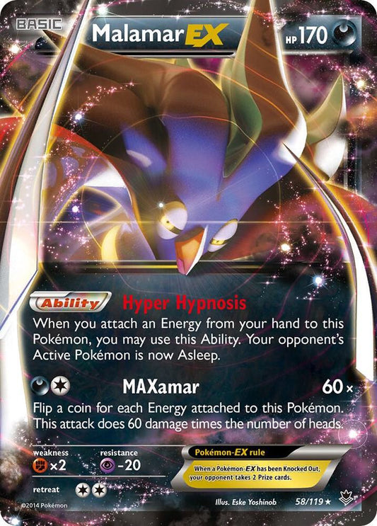 Malamar EX 58/119 Holo Single