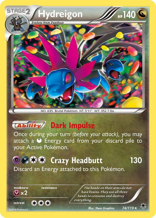 Hydreigon 74/119 Holo Single