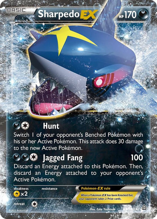 Sharpedo EX 91/160 Holo Single