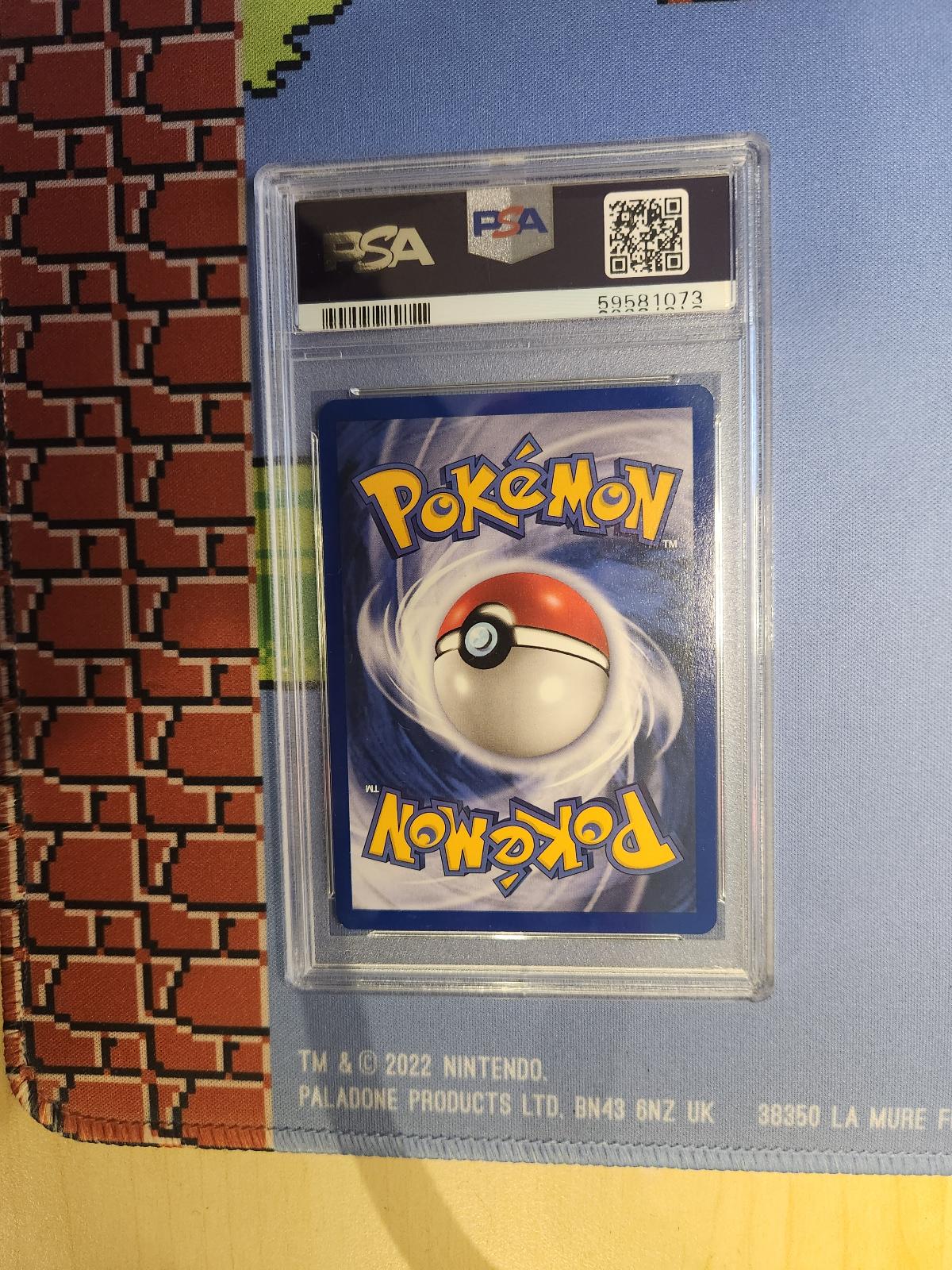 IMPOSTER PROFESSOR OAK 73/102 GAME POKEMON PSA 9