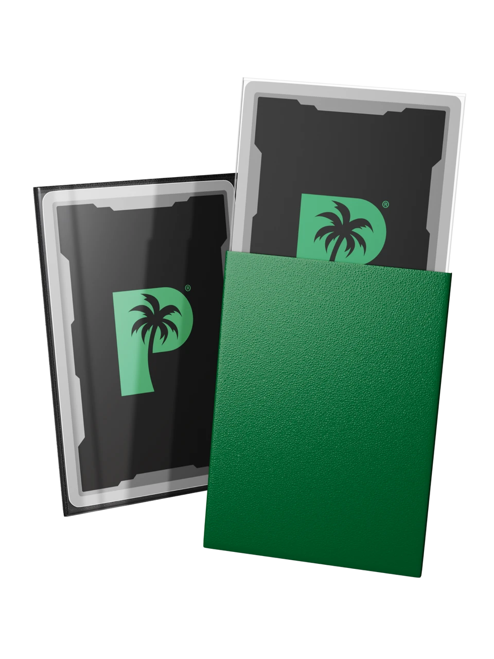 Palms Off Gaming Blackout Deck Sleeves - Green