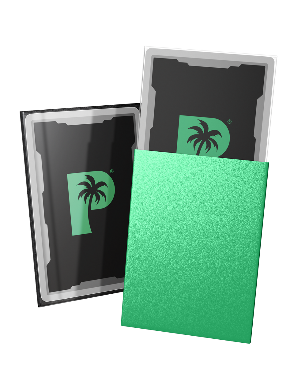 Palms Off Gaming Blackout Deck Sleeves - Jade