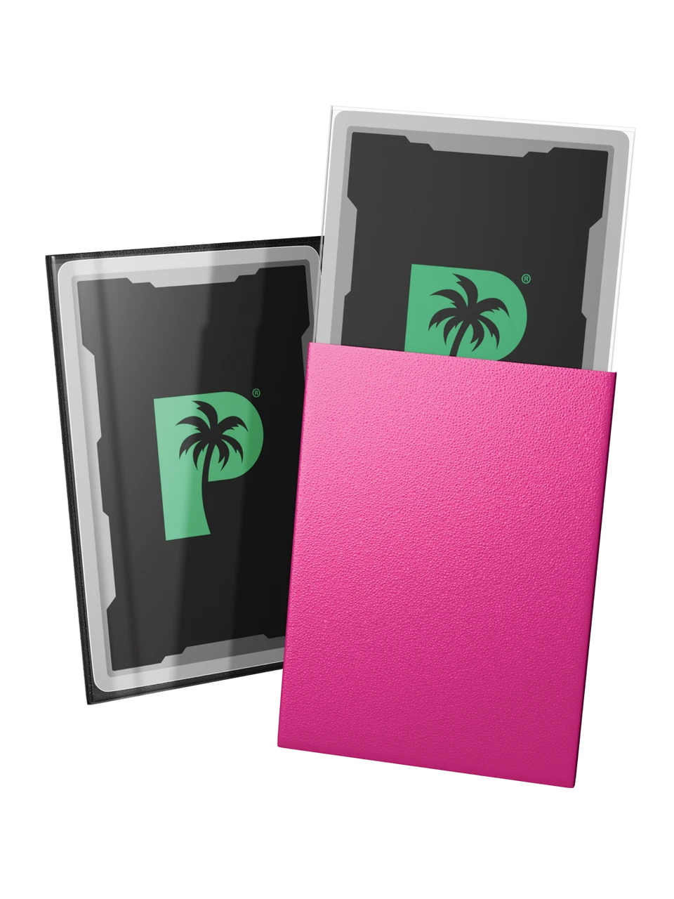 Palms Off Gaming Blackout Deck Sleeves - Pink