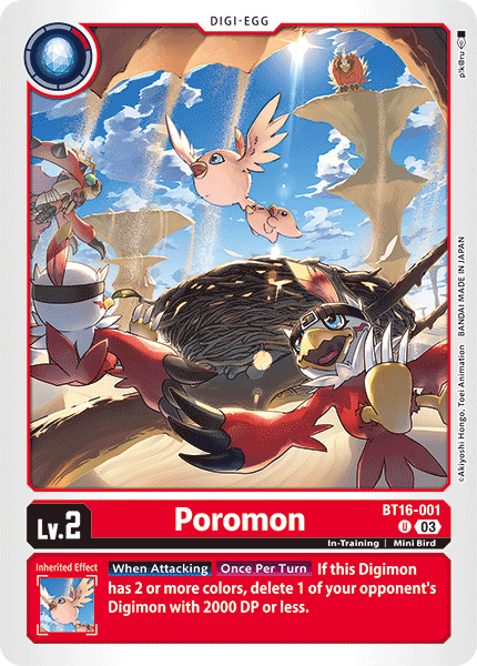 BT16-001 Poromon Single