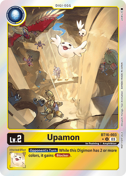 BT16-003 Upamon Alt Art Single