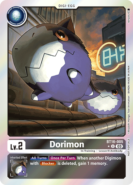 BT16-005 Dorimon Alt Art Single