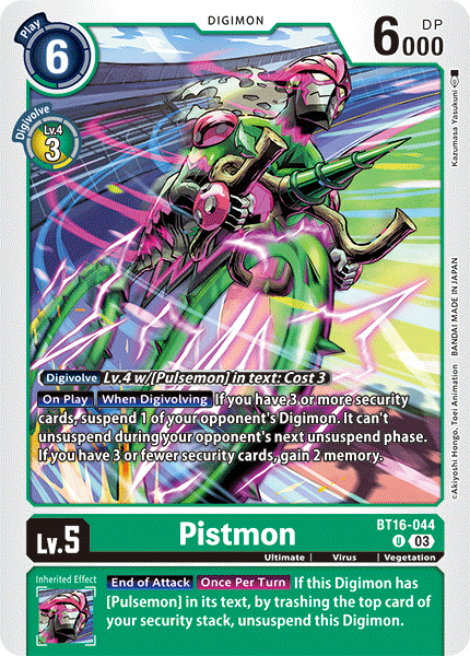 BT16-044 Pistmon Single