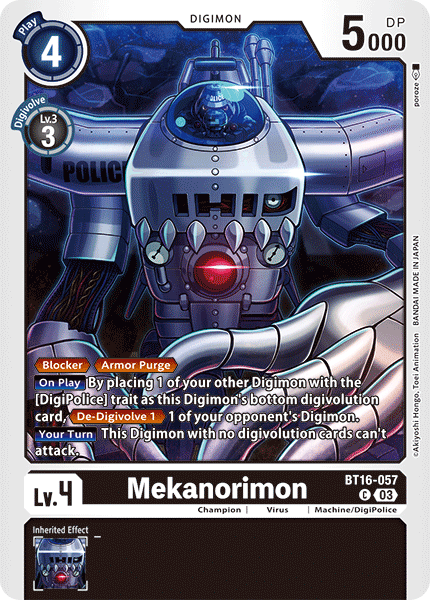 BT16-057 Mekanorimon Single