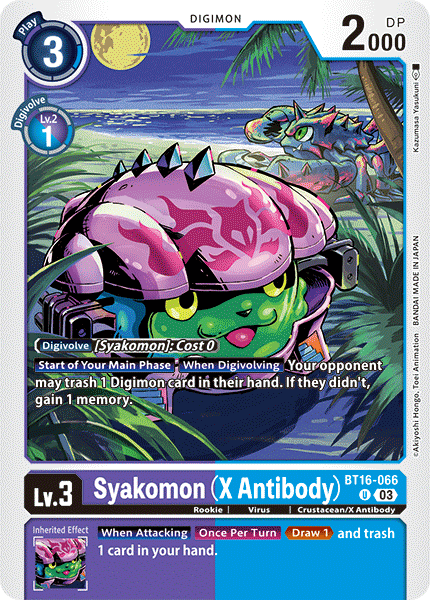 BT16-066 Syakomon (X Antibody) Single