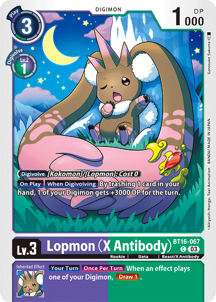 BT16-067 Lopmon (X Antibody) Single