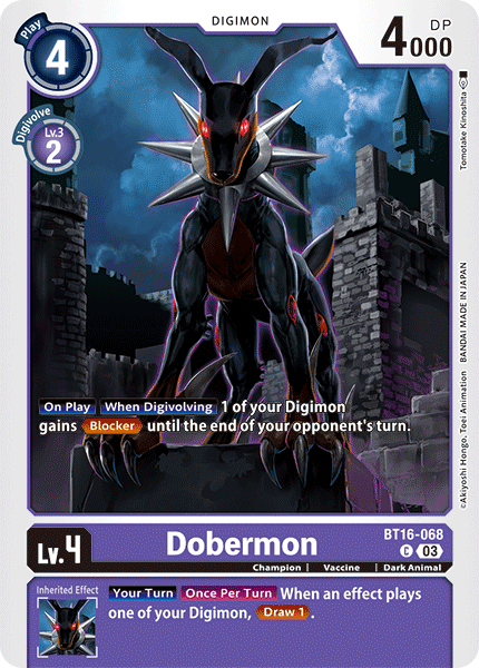 BT16-068 Dobermon Single