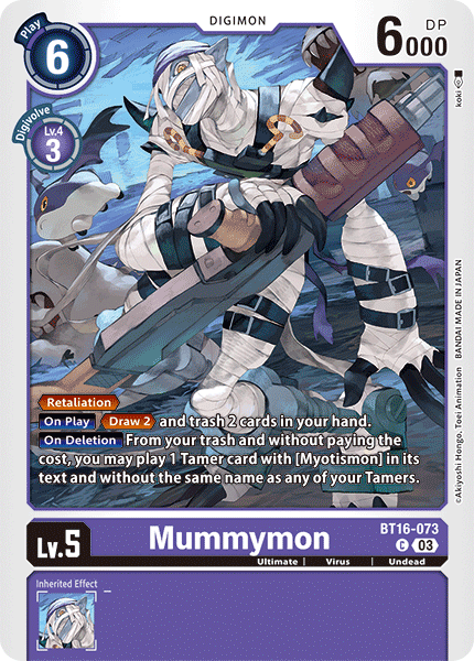 BT16-073 Mummymon Single