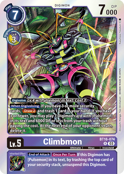 BT16-074 Climbmon Single