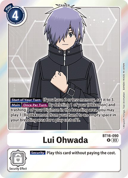 BT16-090 Lui Ohwada Single