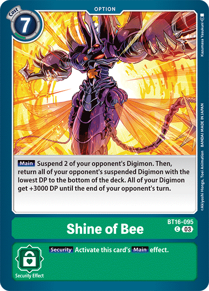 BT16-095 Shine of Bee Single