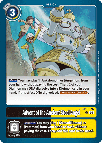 BT16-097 Advent of the Ancient Steel Angel Single