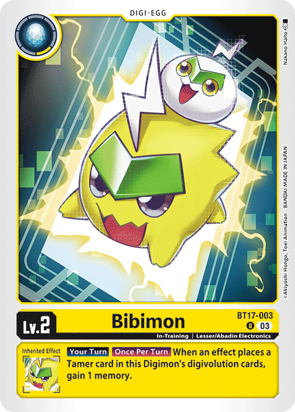 BT17-003 Bibimon Single