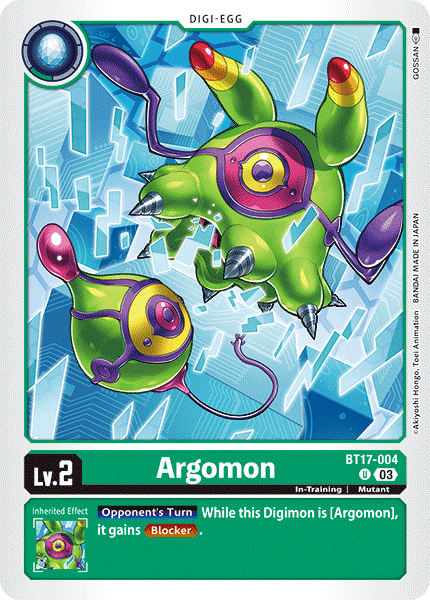 BT17-004 Argomon Single