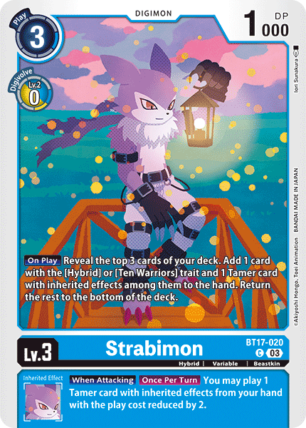 BT17-020 Strabimon Single