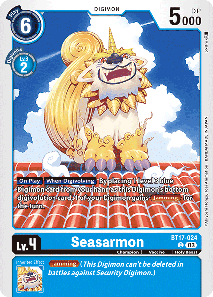 BT17-024 Seasarmon Single