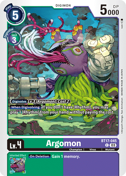 BT17-045 Argomon Single