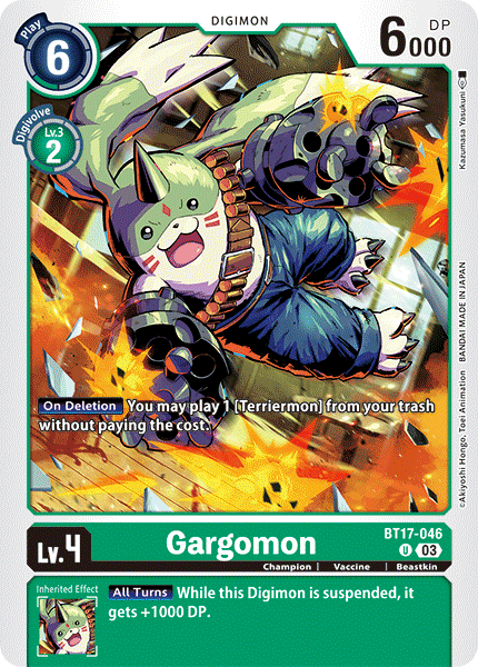 BT17-046 Gargomon Single