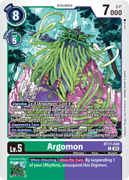 BT17-048 Argomon Single