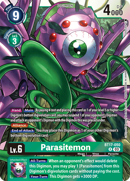 BT17-050 Parasitemon Single