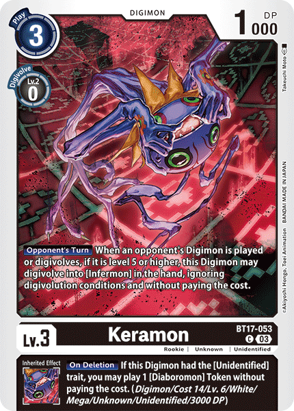 BT17-053 Keramon Single