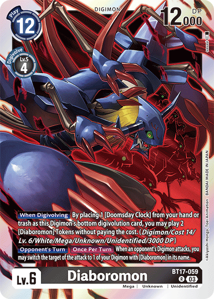 BT17-059 Diaboromon Single