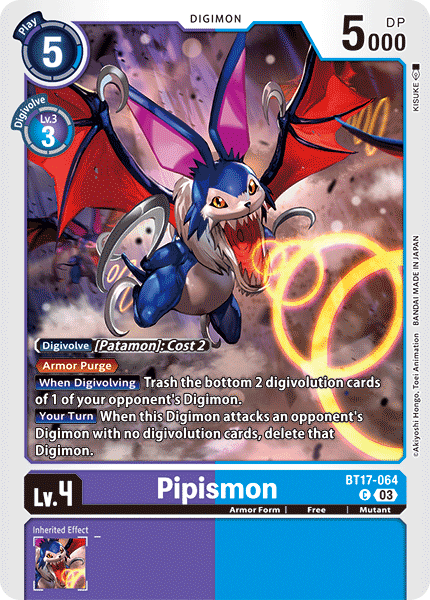 BT17-064 Pipismon Single