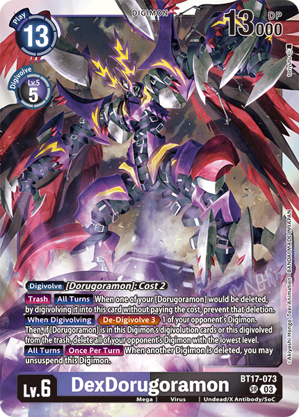 BT17-073 DexDorugoramon Single