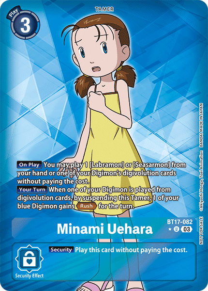 BT17-082 Minami Uehara Alt Art Single