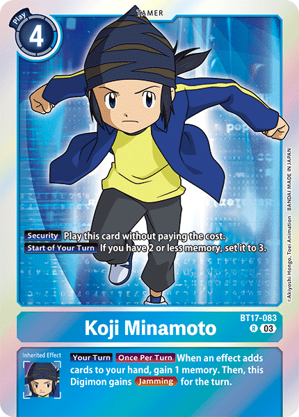 BT17-083 Koji Minamoto Single