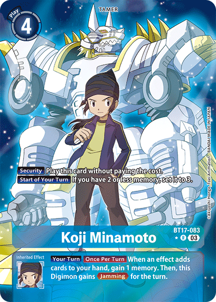 BT17-083 Koji Minamoto Alt Art Single