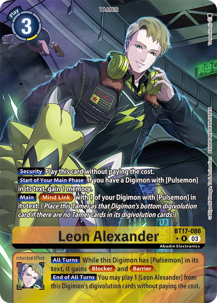 BT17-086 Leon Alexander Alt Art Single